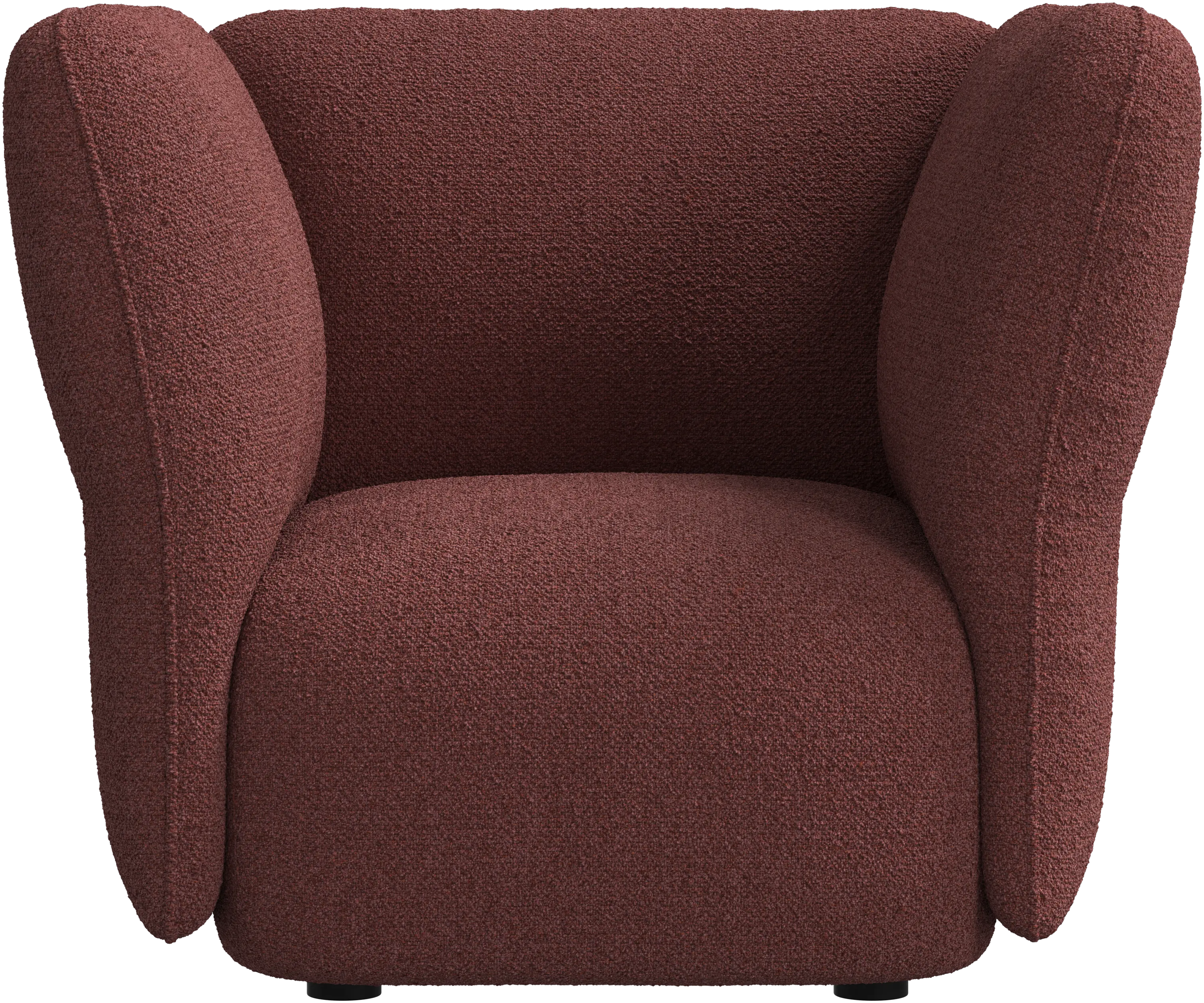 BoConcept　ワインレッド 背もたれ付き椅子 デザイナーズチェア | 快適な椅子を購入 - レッド | ボーコンセプト